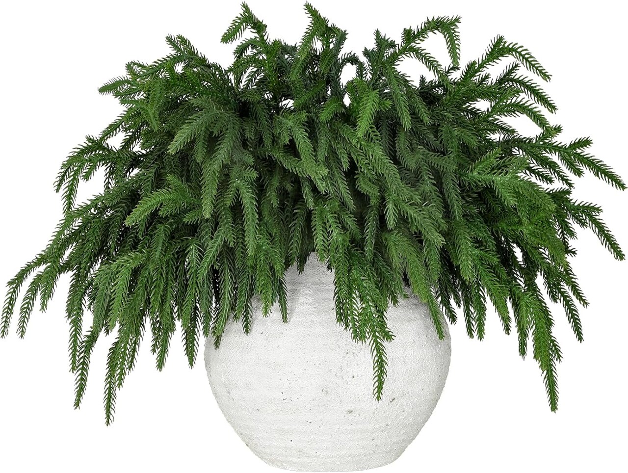 Artificial Pine Stems Picks Lifelike Greenery Stems (Green) 17"D x 3"W x 3"H